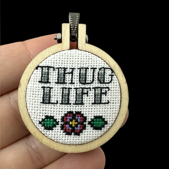 gypsy charmer Jewelry - 🖤THUG LIFE🖤 necklace pendant handmade jewelry gift